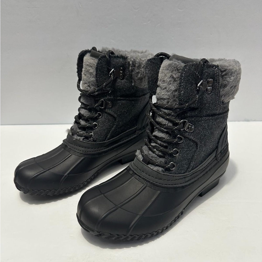 Tommy Hilfiger Women's Rainah2 Snow Boots Size 6m Gray NEW - Picture 5 of 10